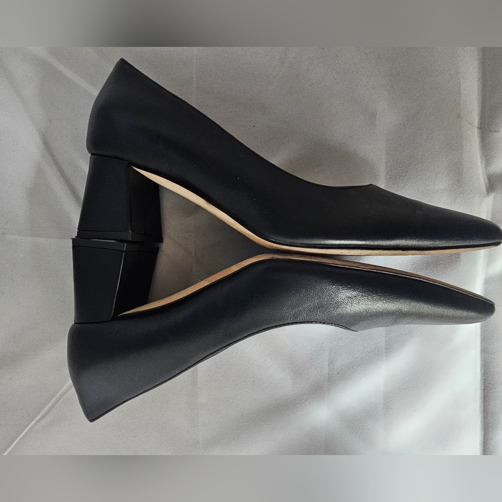 BEAUTIISOLES By Robyn Shreiber Corina Black Leather Made In Italy - Picture 6 of 11